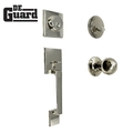 Deguard Square NEW AGE Design Handleset - Bright Chrome - KW1 DNAH-BC-KW1